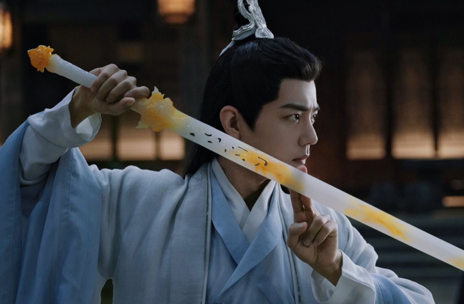 Behind-the-scenes cut of Xiao Zhan