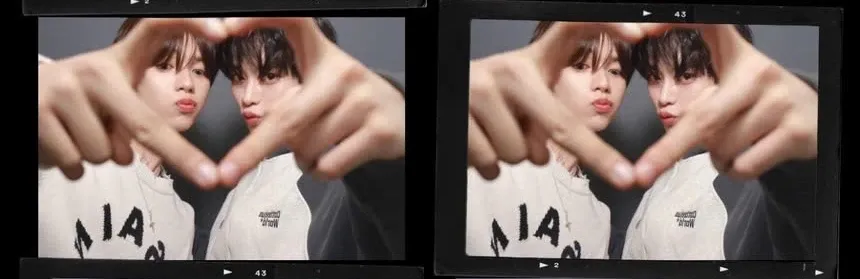 A moment captured by JL (AHOF)'s fan