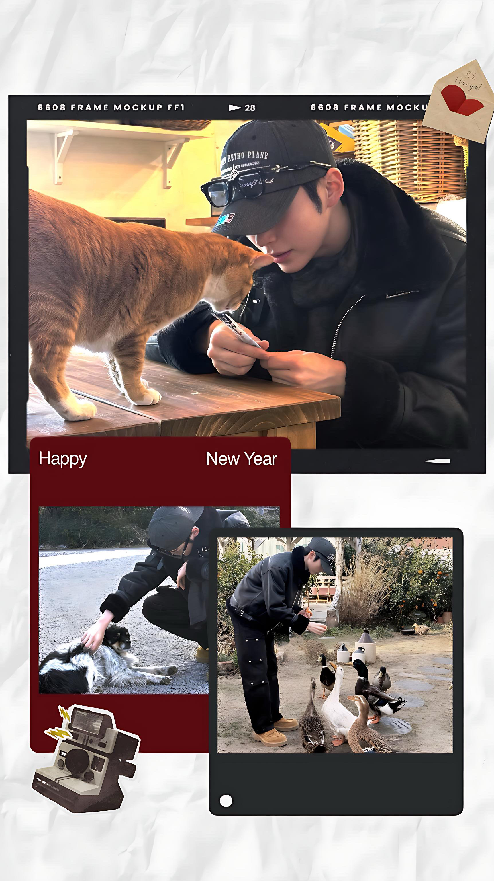 A heartfelt wallpaper shared by Sung Hanbin (ZEROBASEONE)'s fans