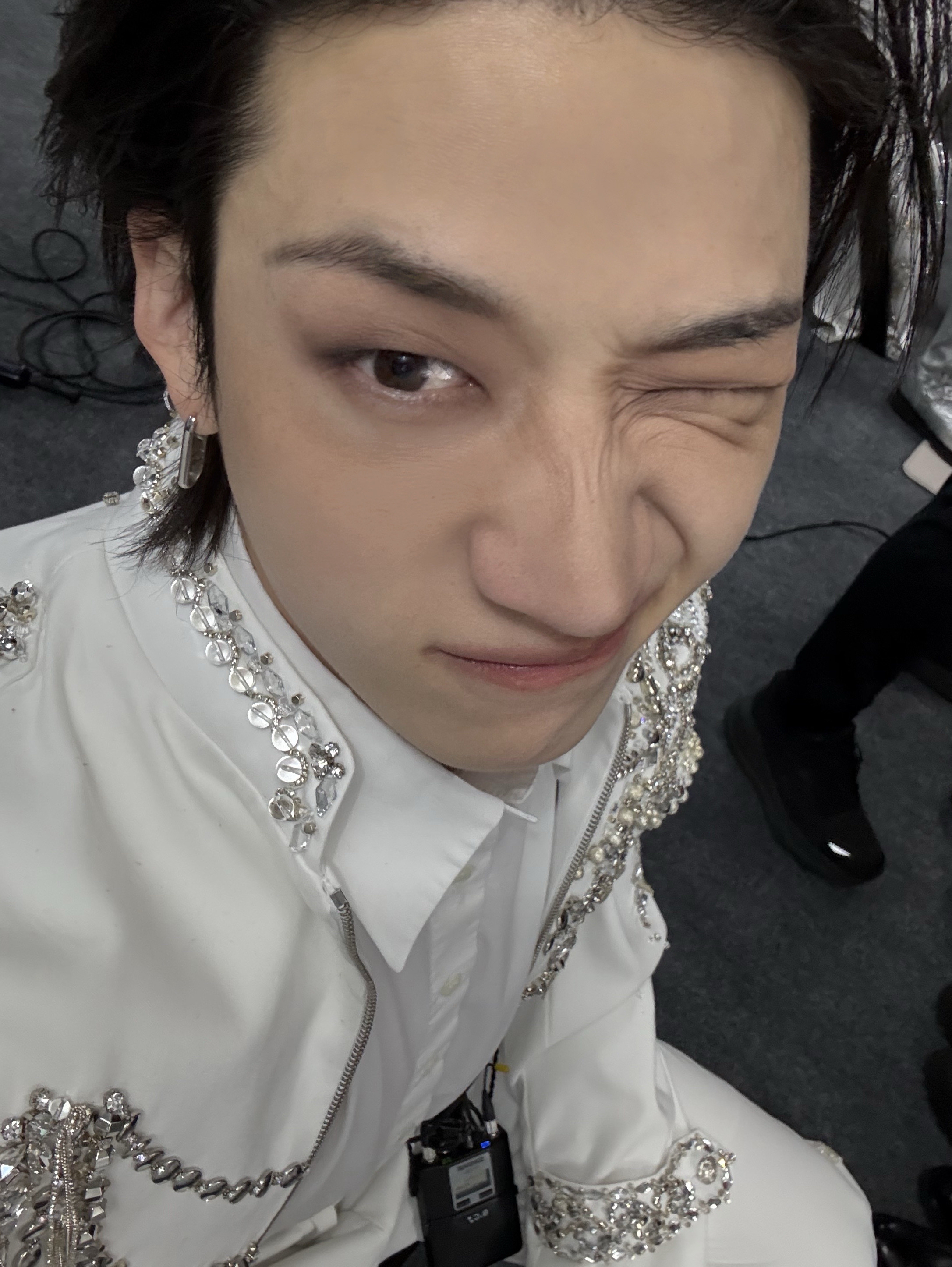 Recent activity shot of Bang Chan (Stray Kids)