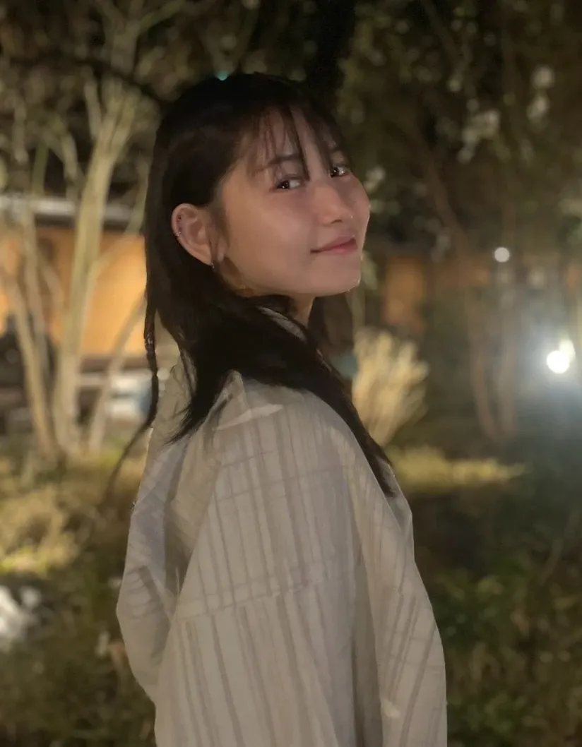 Behind-the-scenes cut of Kasahara Momona (ME:I)