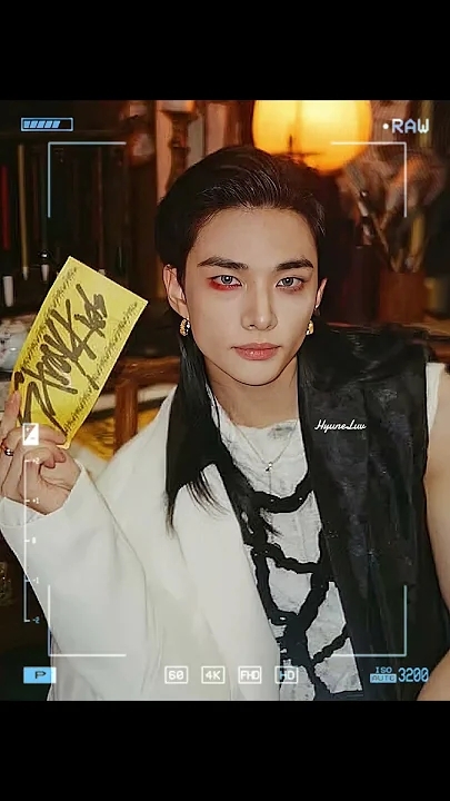 Behind-the-scenes cut of Hyunjin (Stray Kids)
