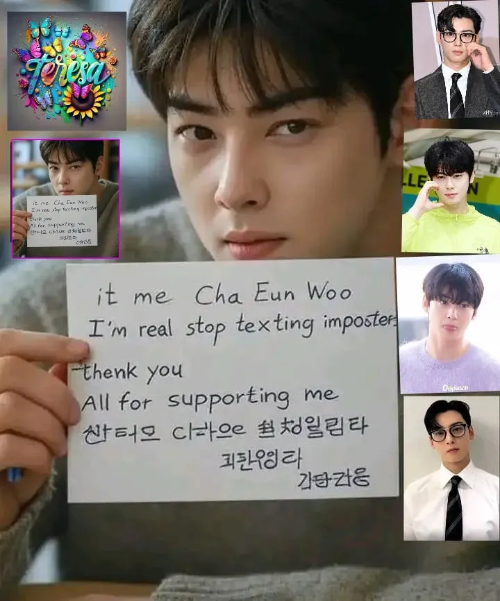 A moment captured by Eunwoo (ASTRO)'s fan