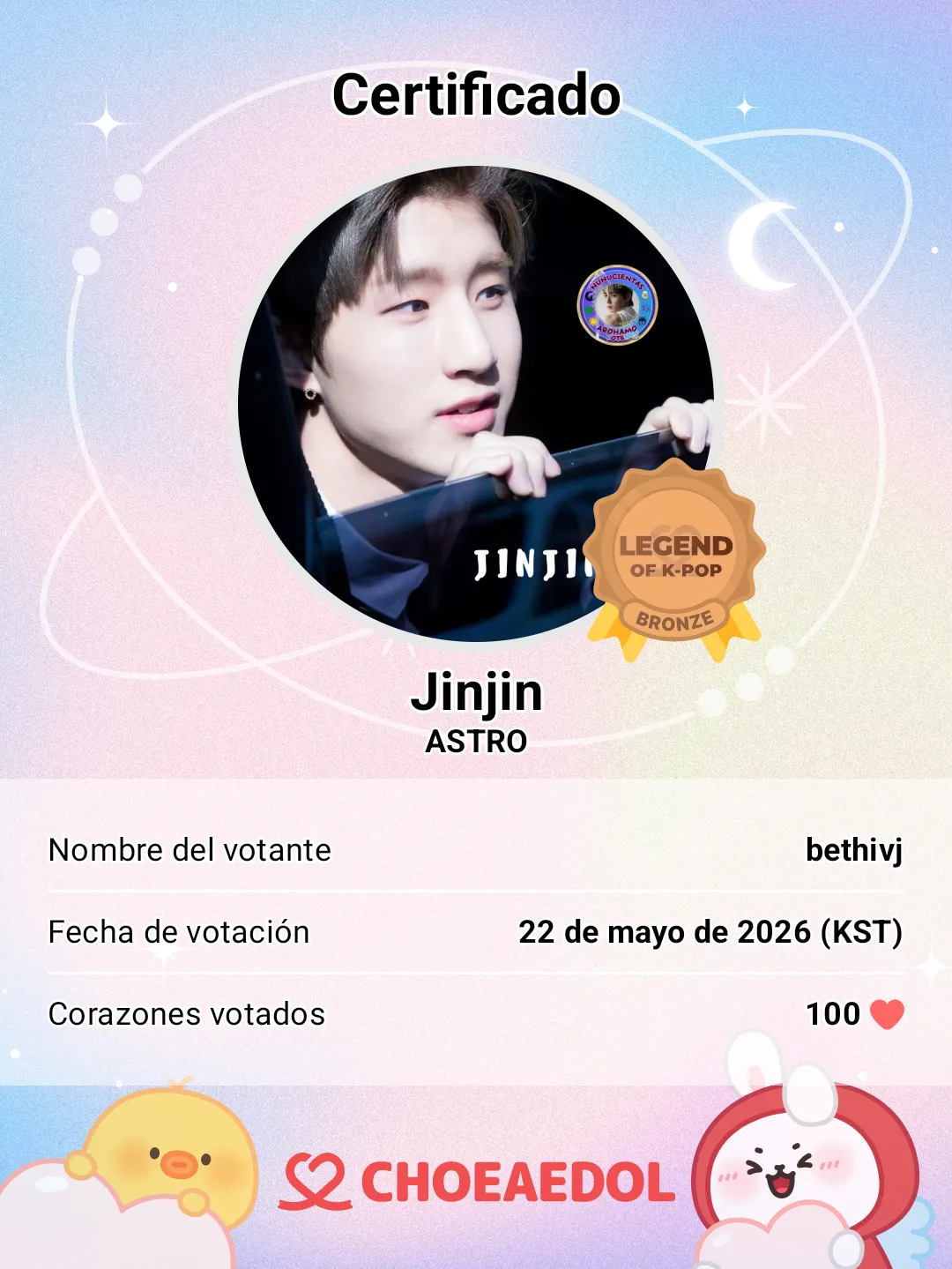 Latest photo of Jinjin (ASTRO)