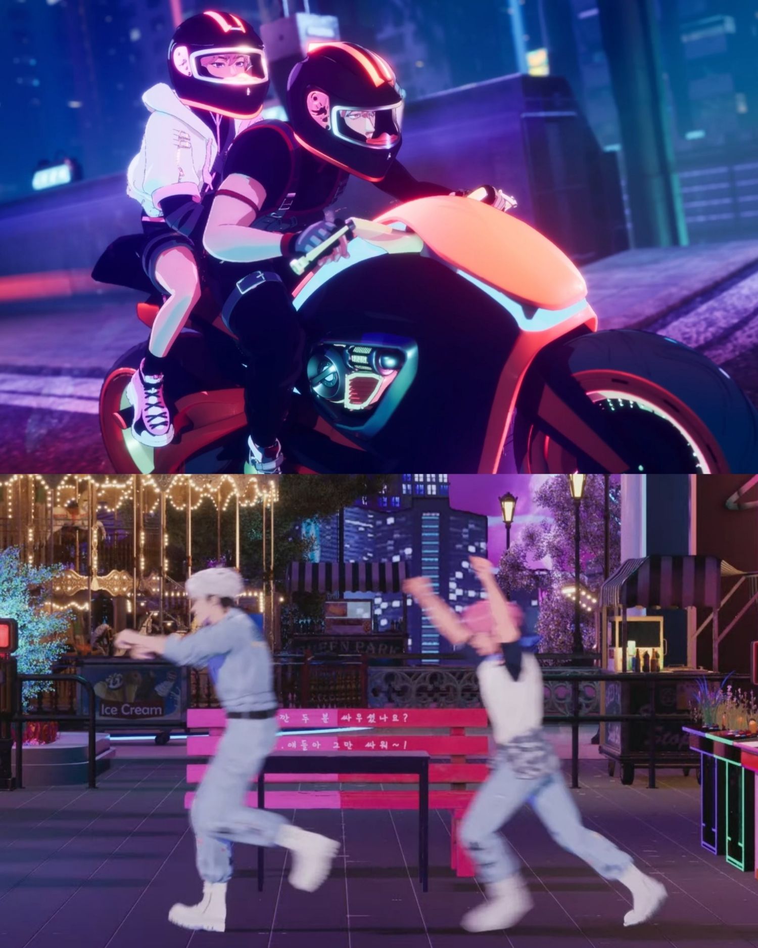 A moment captured by Eunho (PLAVE)'s fan