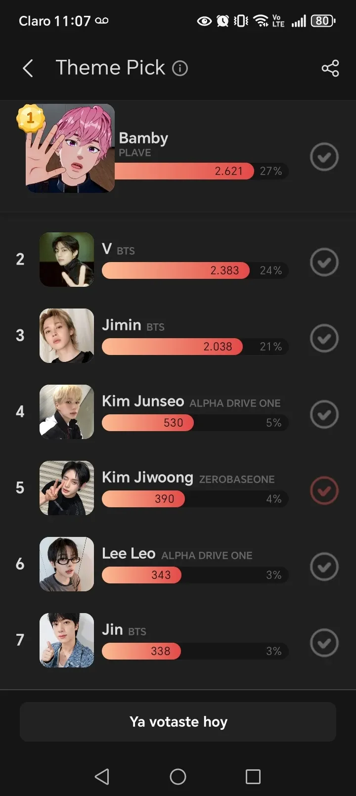 Recent activity shot of Kim Jiwoong (ZEROBASEONE)