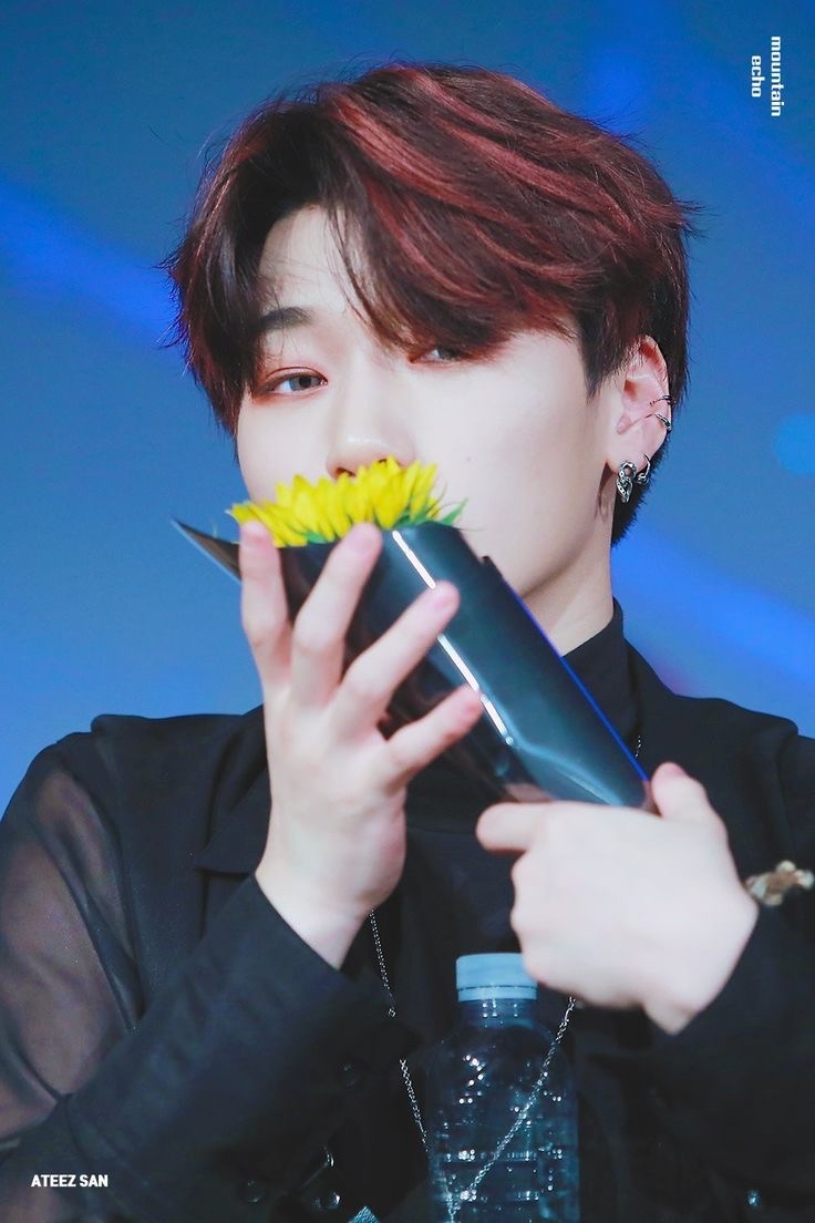 Recent activity shot of San (ATEEZ)