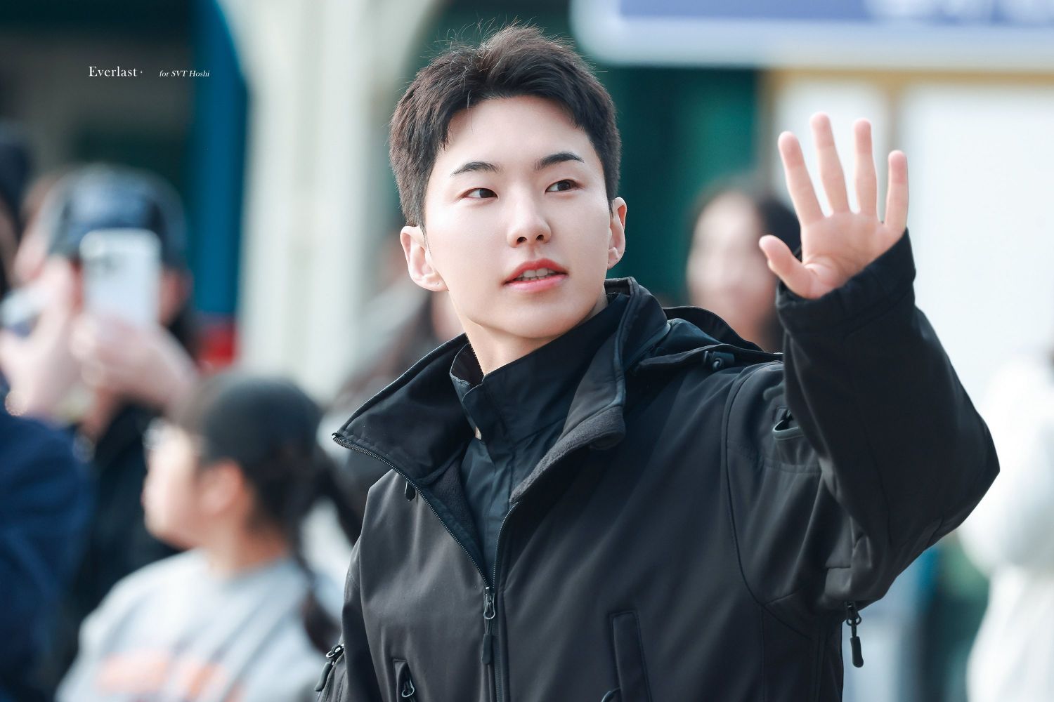 A moment captured by Hoshi (SEVENTEEN)'s fan