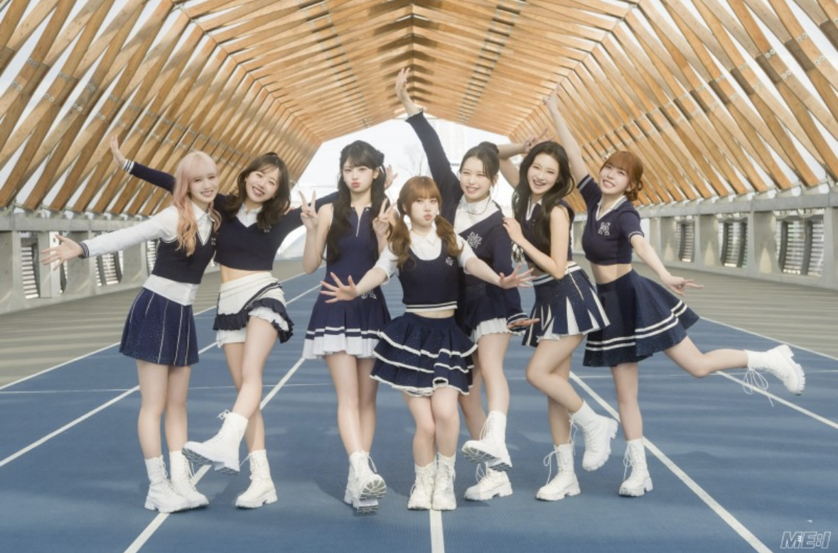 Recent activity shot of Kasahara Momona (ME:I)