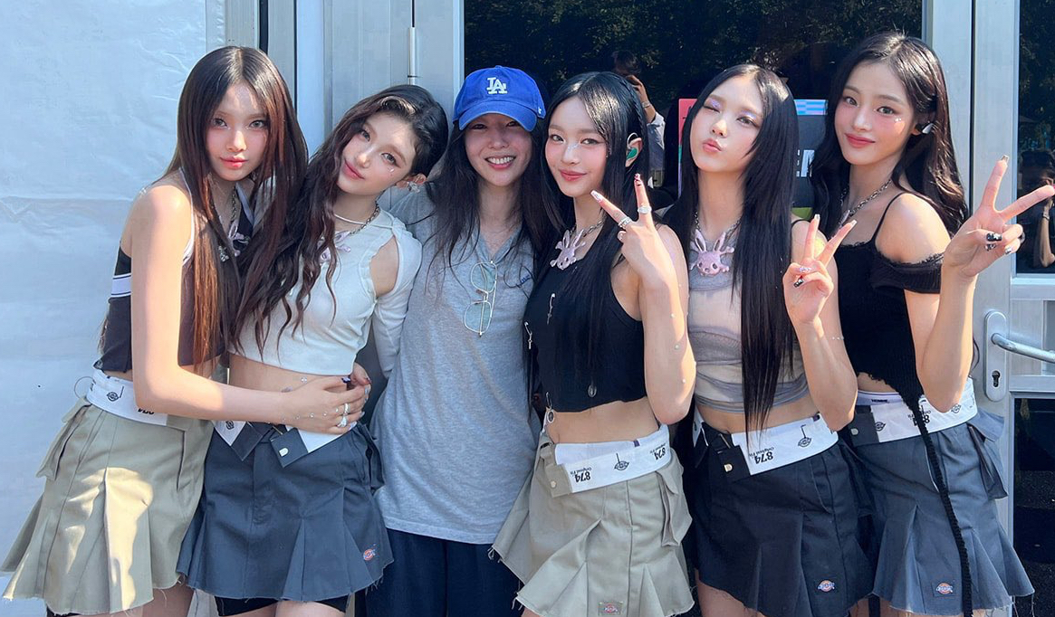 Recent activity shot of NewJeans