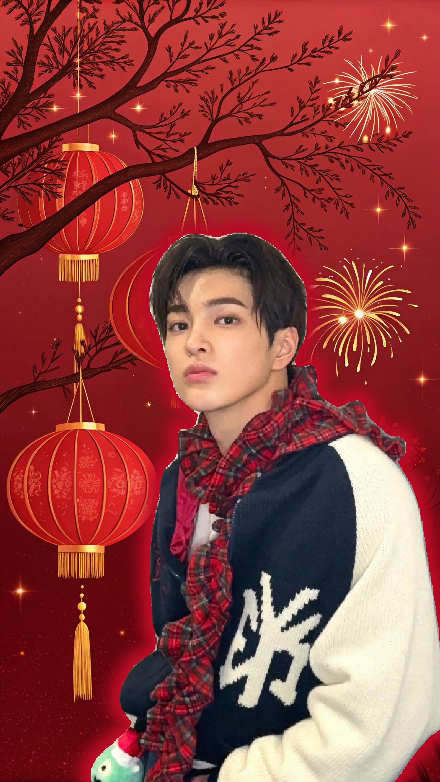 A heartfelt wallpaper shared by Keonho (CORTIS)'s fans