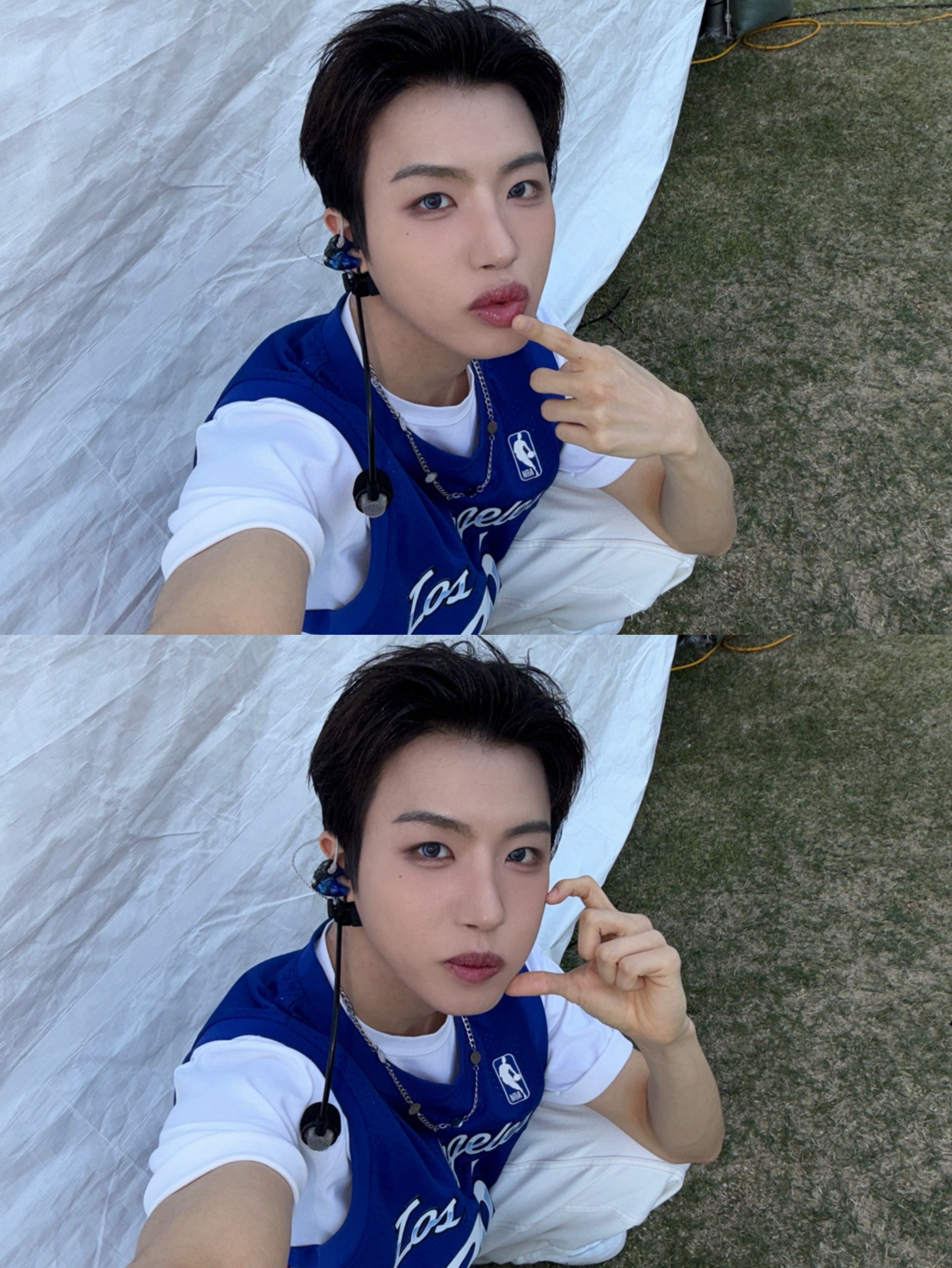 Behind-the-scenes cut of Huiwon (n.SSign)