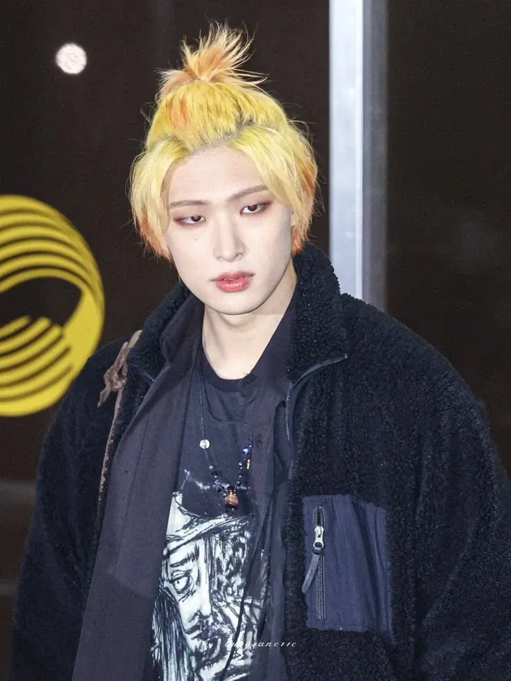 A moment captured by Mingi (ATEEZ)'s fan
