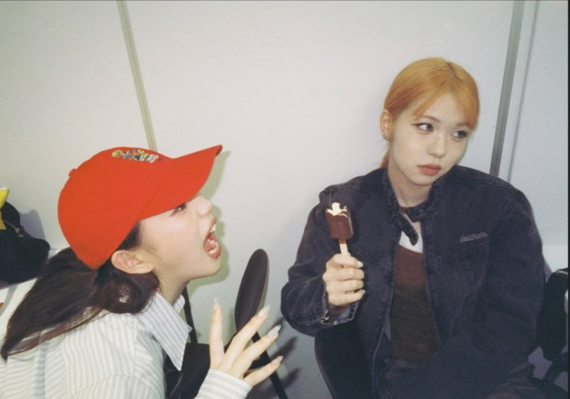 Behind-the-scenes cut of Ebihara Tsuzumi (ME:I)