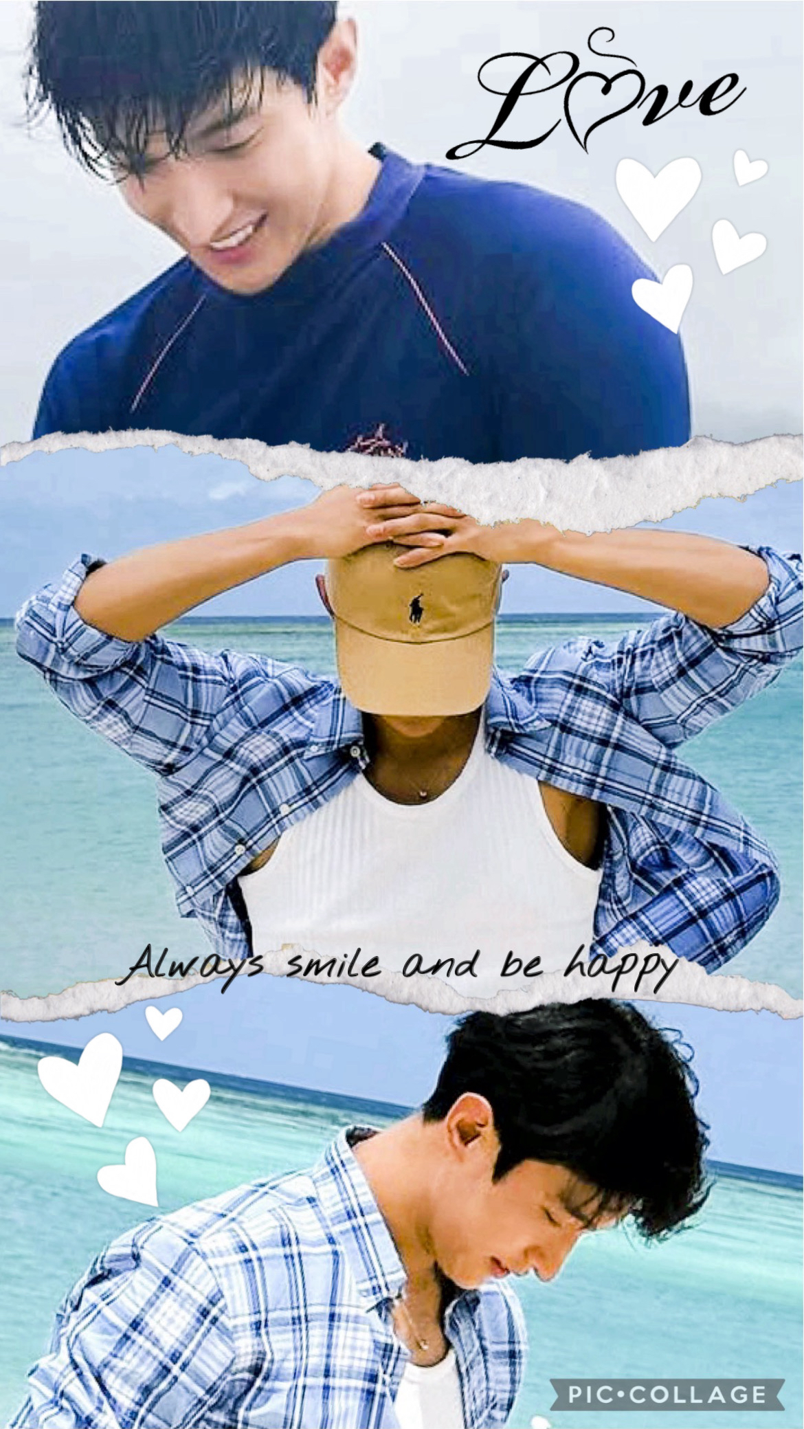 A heartfelt wallpaper shared by DK (SEVENTEEN)'s fans