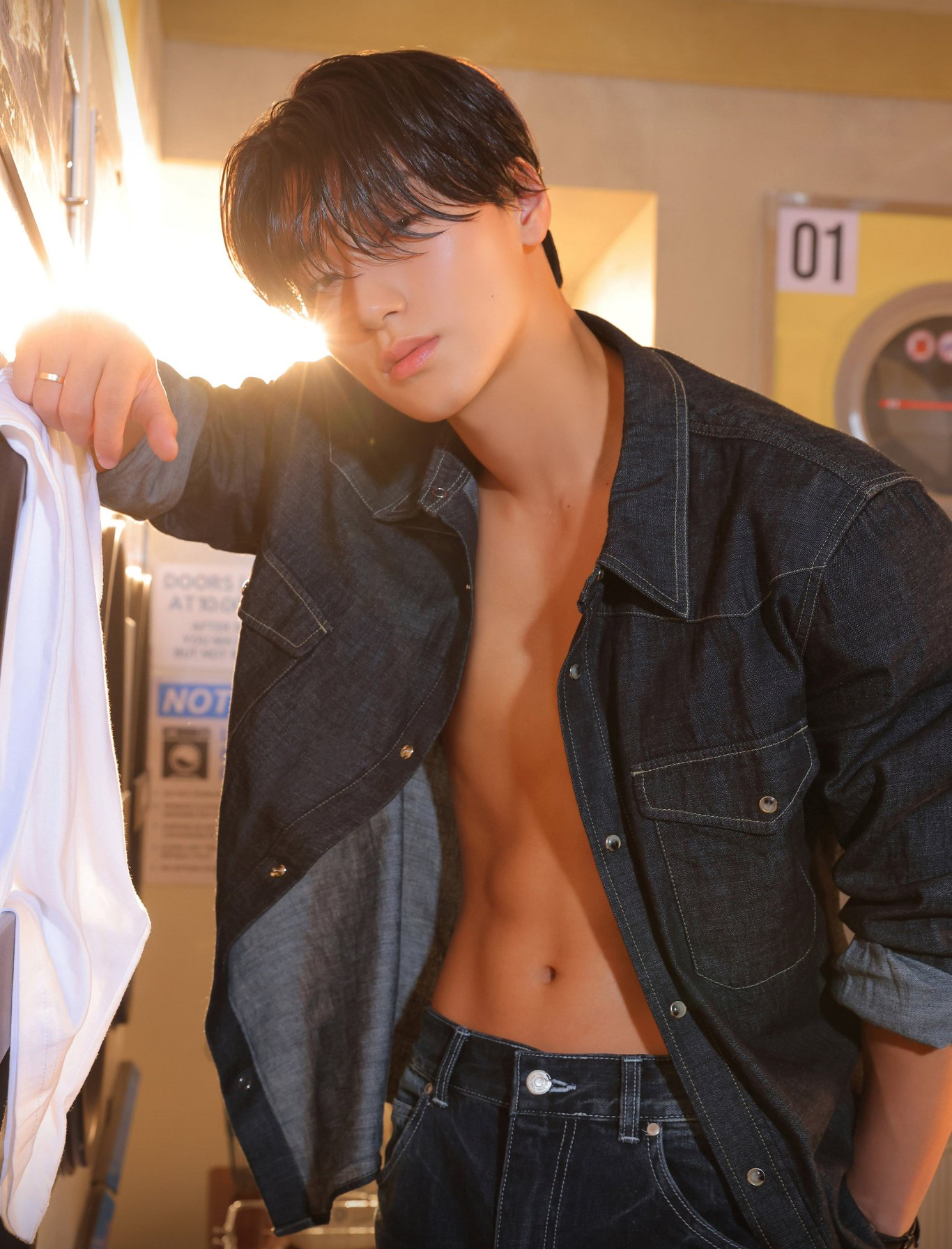 崔傘 (ATEEZ)粉絲拍下的瞬間