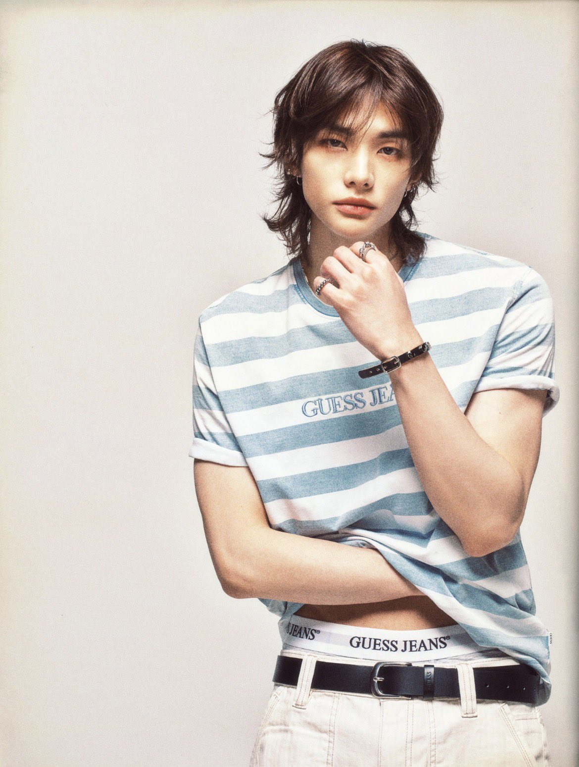 Recent activity shot of Hyunjin (Stray Kids)