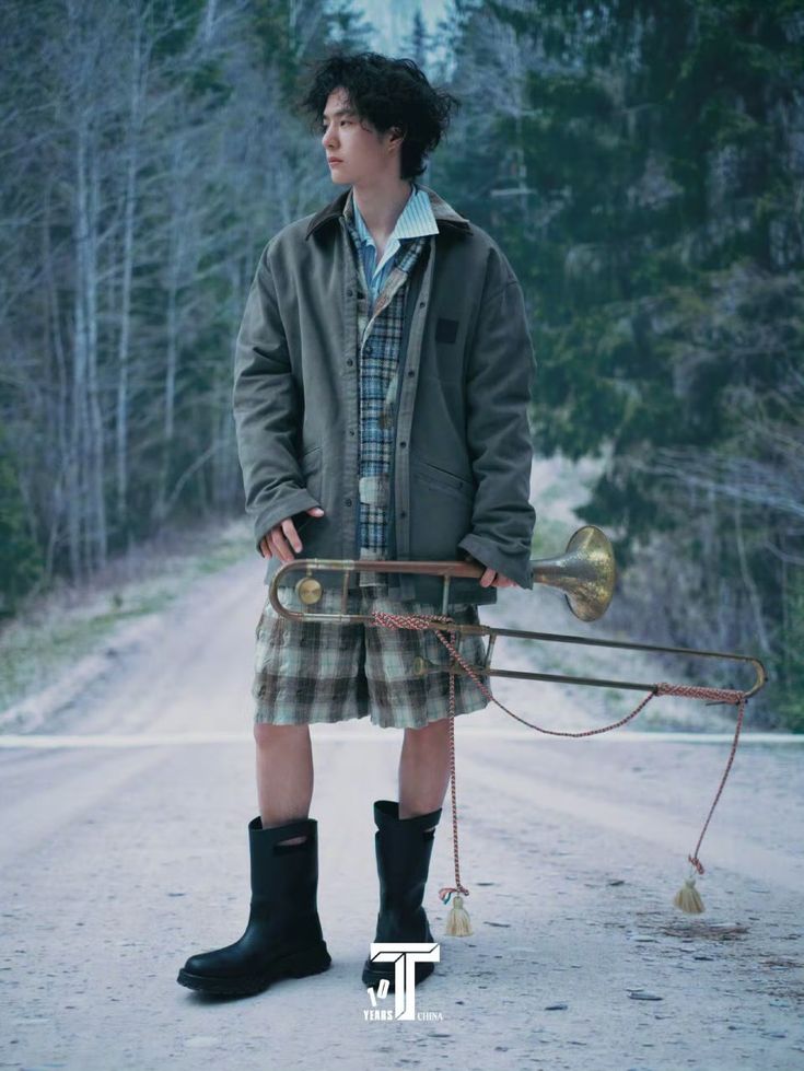 Recent activity shot of Wang Yibo