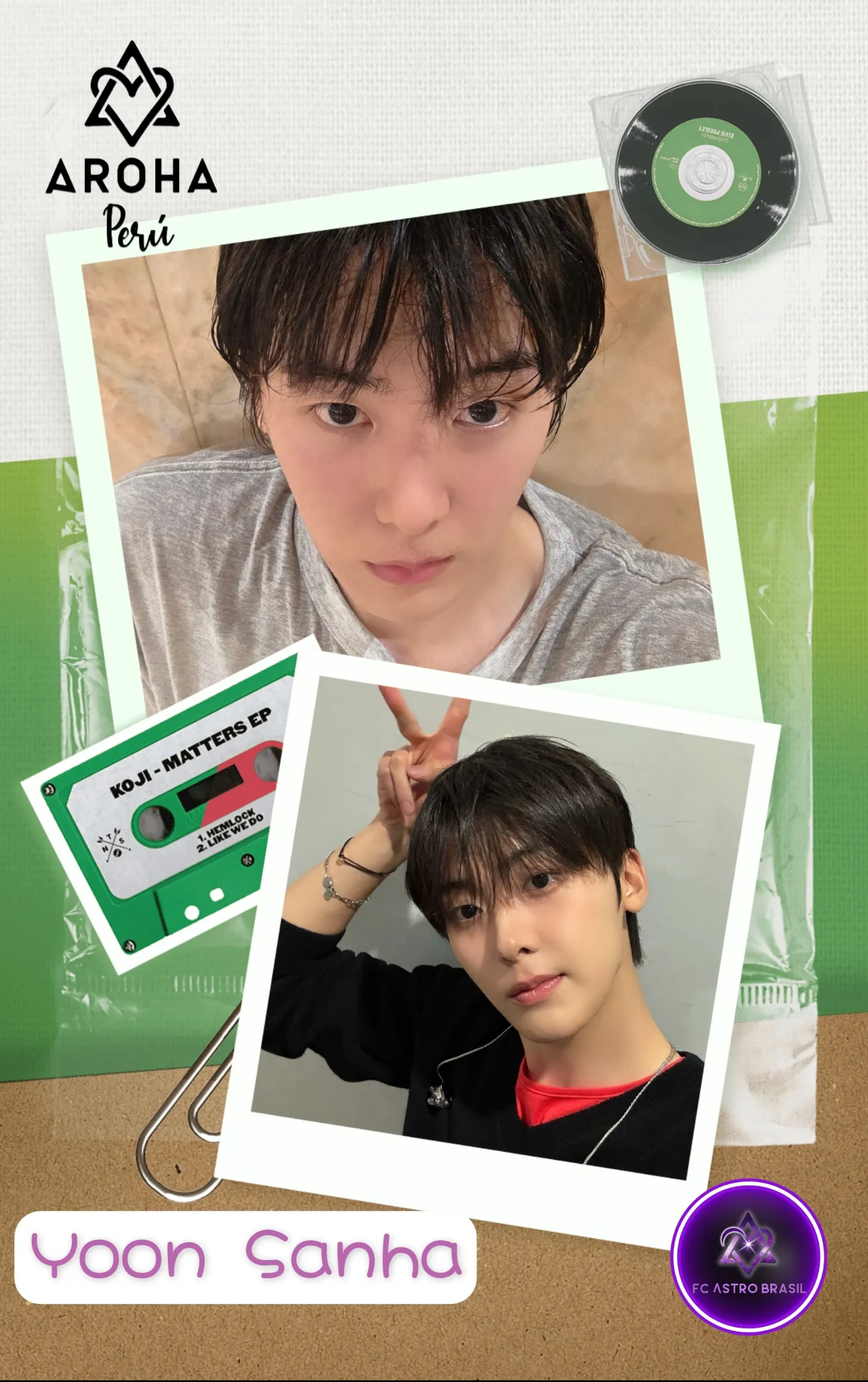 A moment captured by Sanha (ASTRO)'s fan