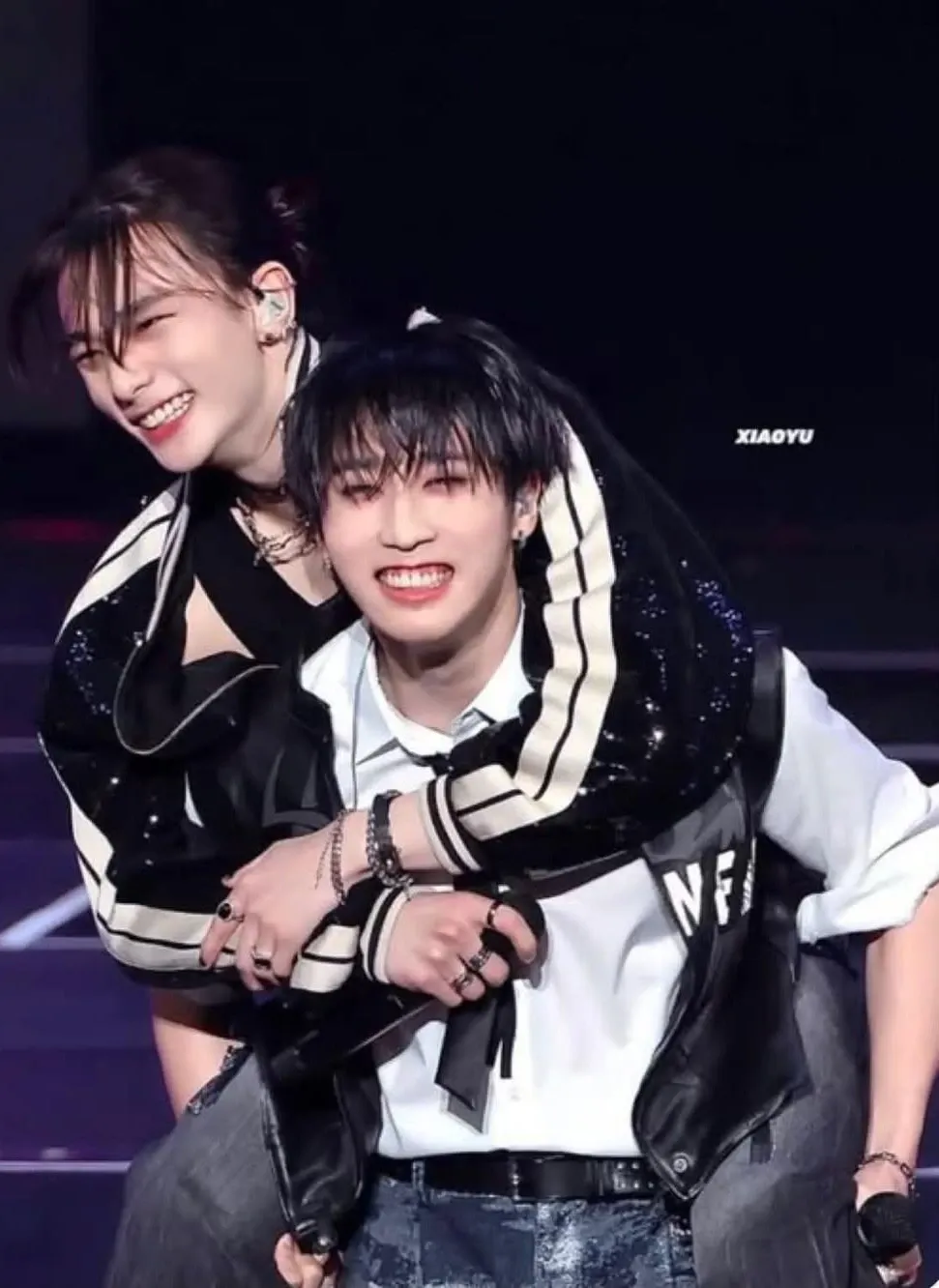 Momen yang diabadikan oleh penggemar HAN (Stray Kids)