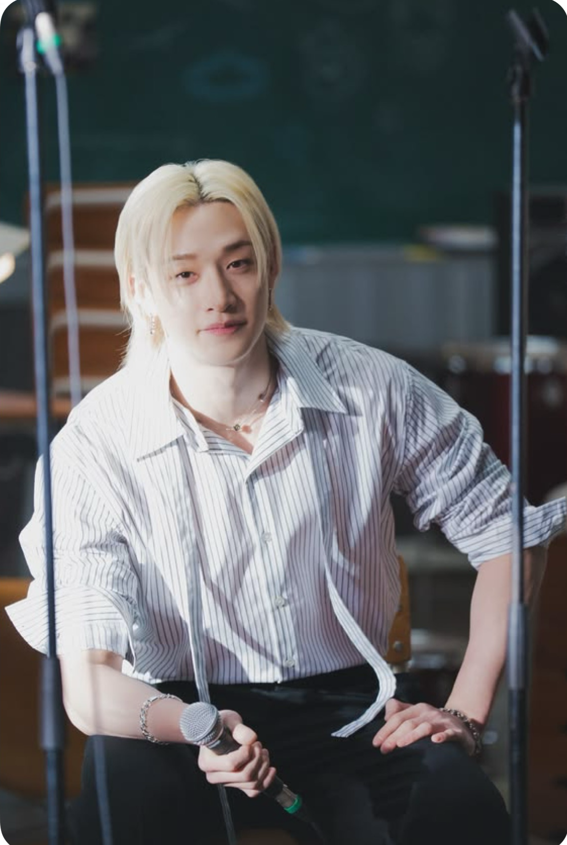 A moment captured by Bang Chan (Stray Kids)'s fan