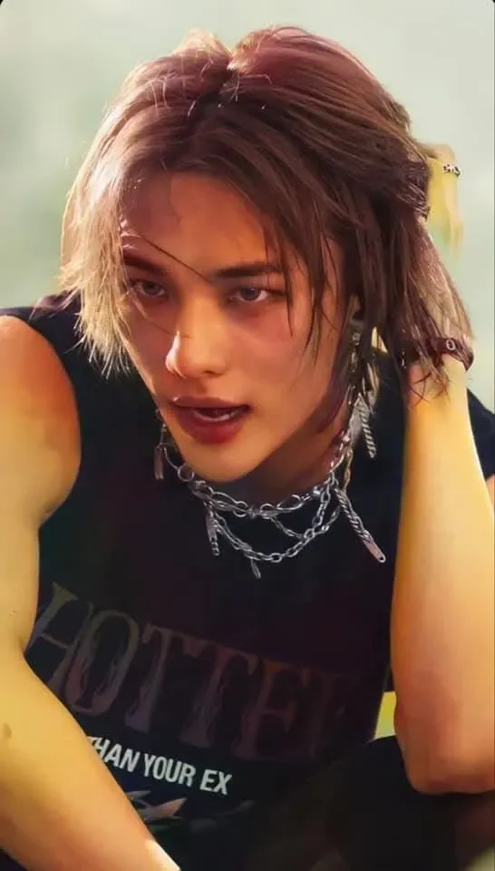 A moment captured by Hyunjin (Stray Kids)'s fan