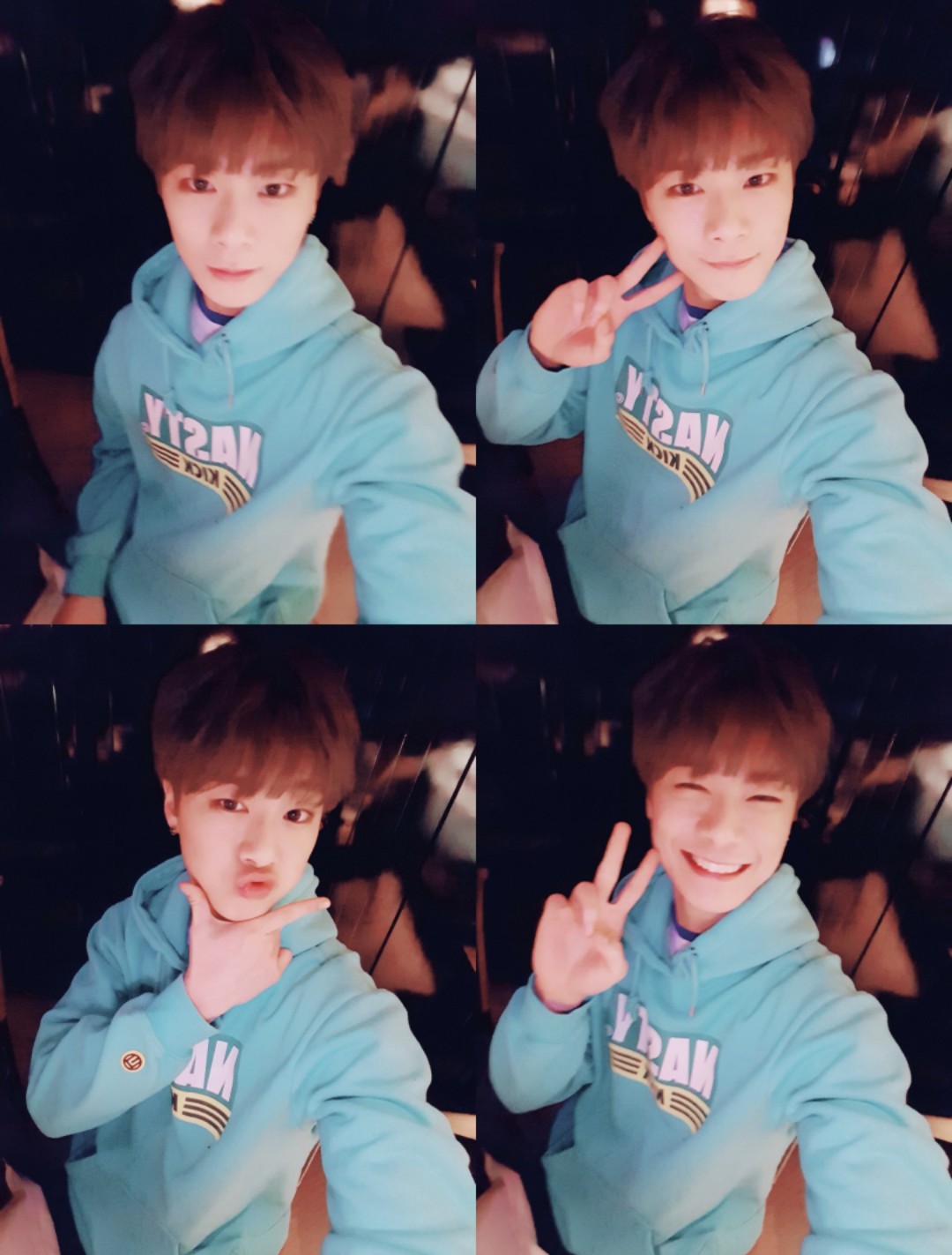 A moment captured by Moonbin (ASTRO)'s fan