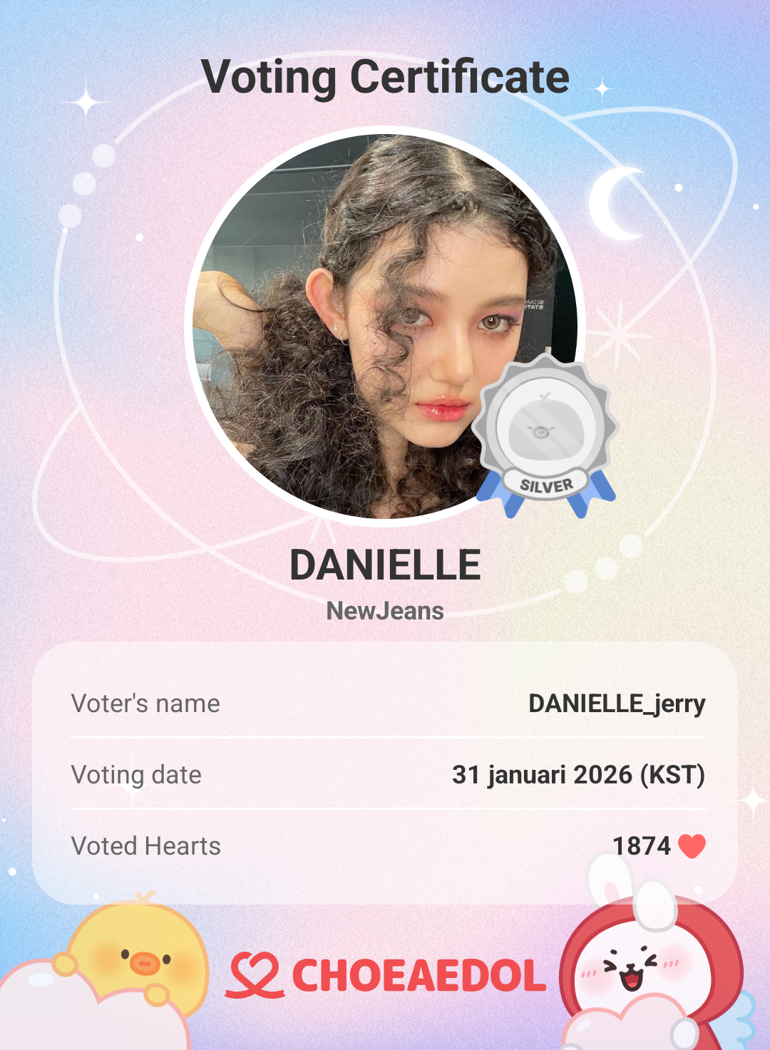 A moment captured by DANIELLE (NewJeans)'s fan