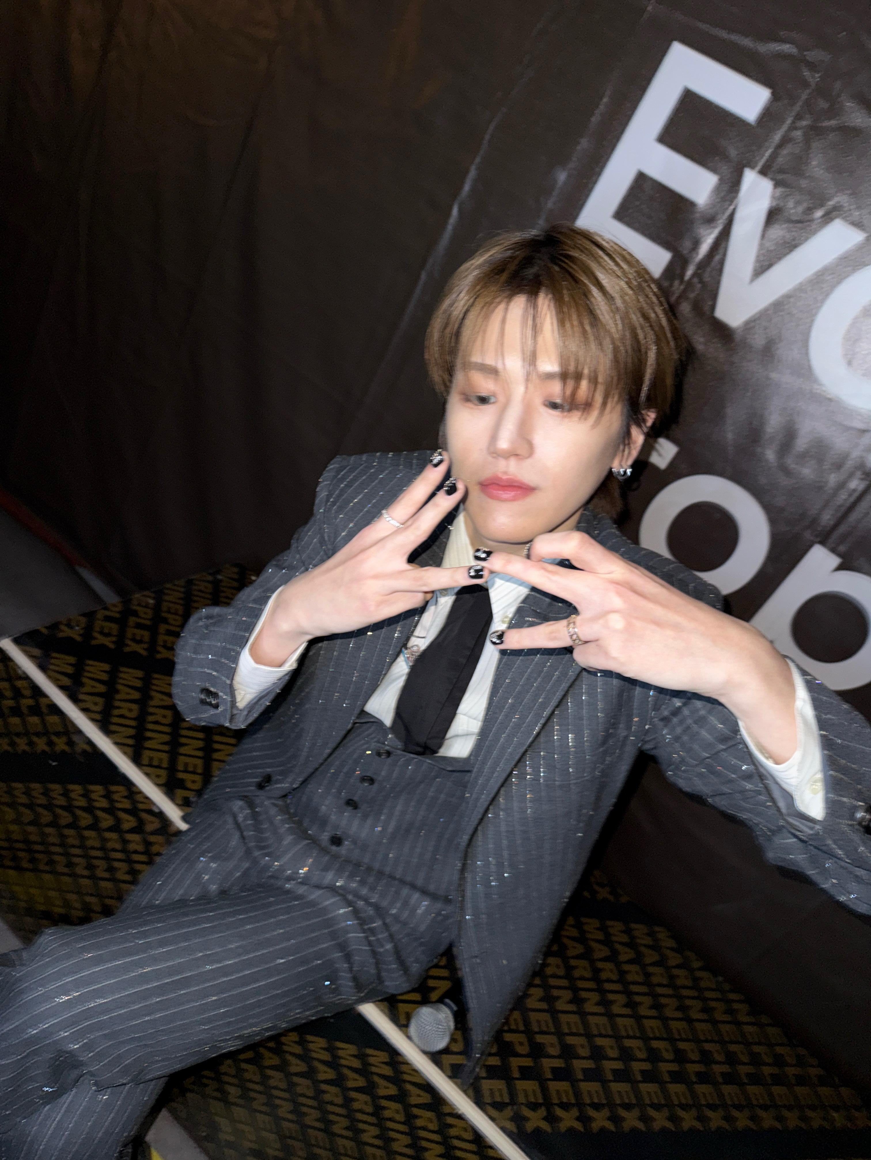 A moment captured by Riwoo (BOYNEXTDOOR)'s fan