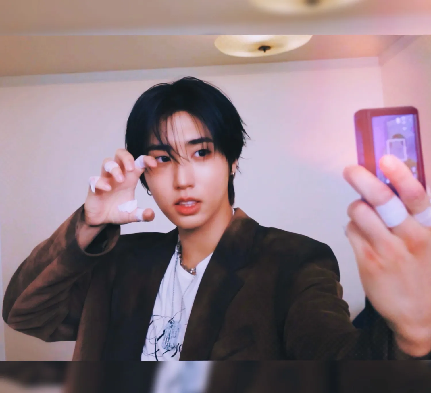 A moment captured by HAN (Stray Kids)'s fan