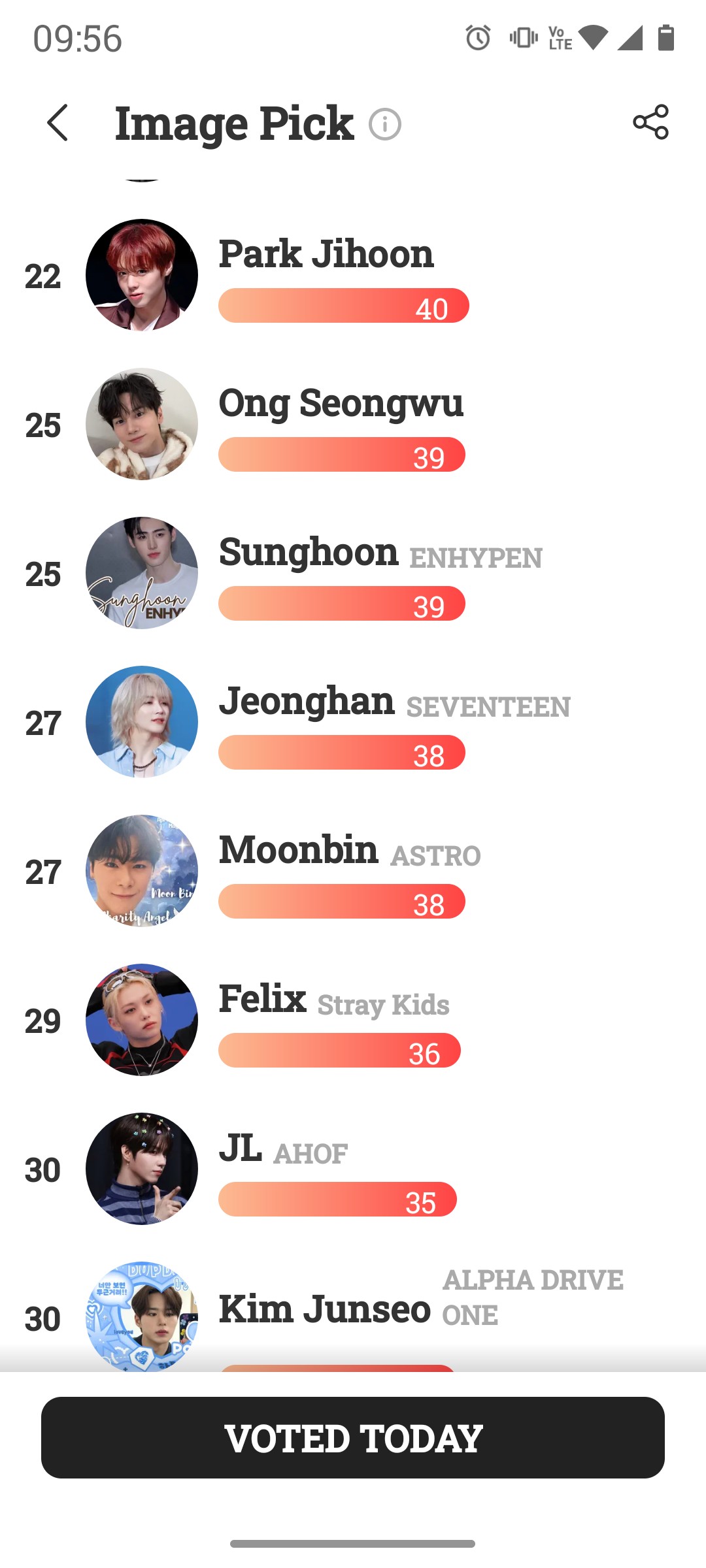 A moment captured by Moonbin (ASTRO)'s fan