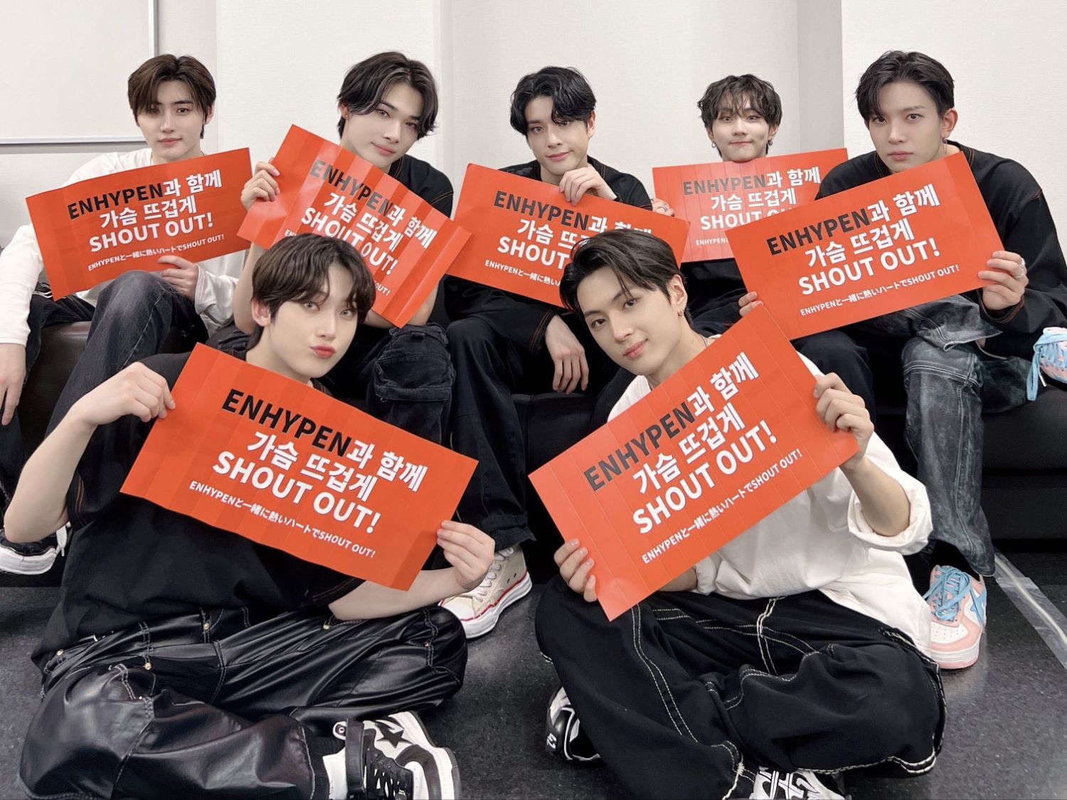 ENHYPENの舞台裏ショット