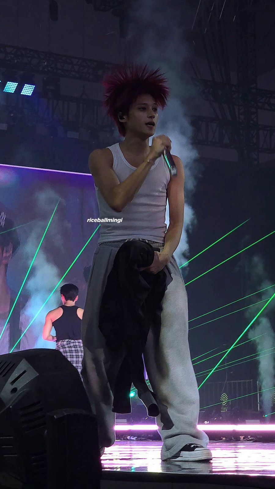 A moment captured by Wooyoung (ATEEZ)'s fan