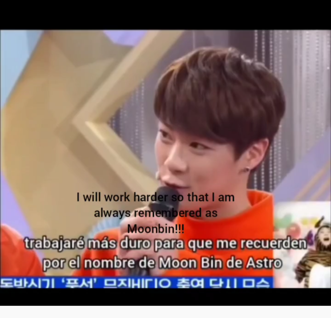 A moment captured by Moonbin (ASTRO)'s fan