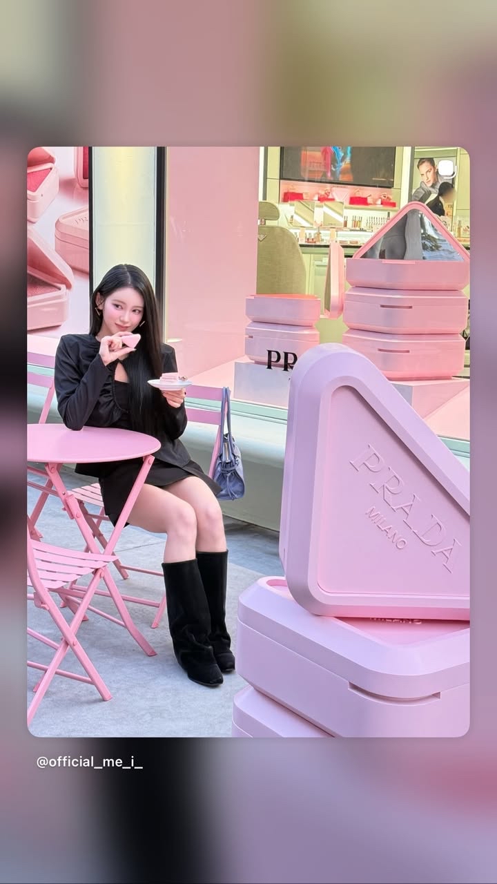 A moment captured by Sakurai Miu (ME:I)'s fan