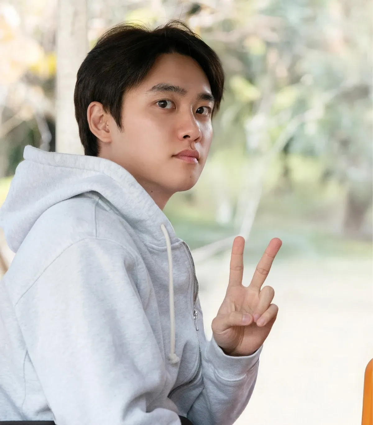 Momen yang diabadikan oleh penggemar D.O. (EXO)