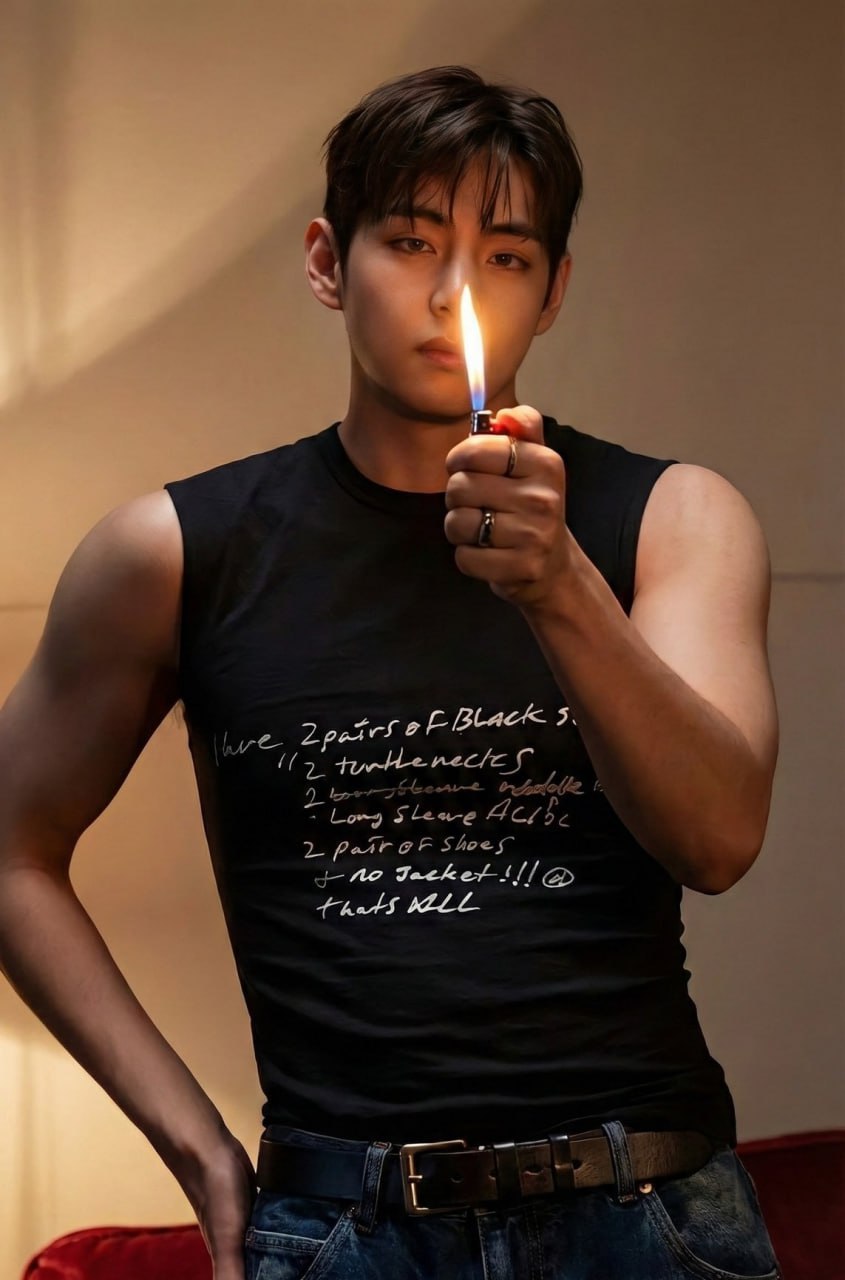 Recent activity shot of V (BTS)