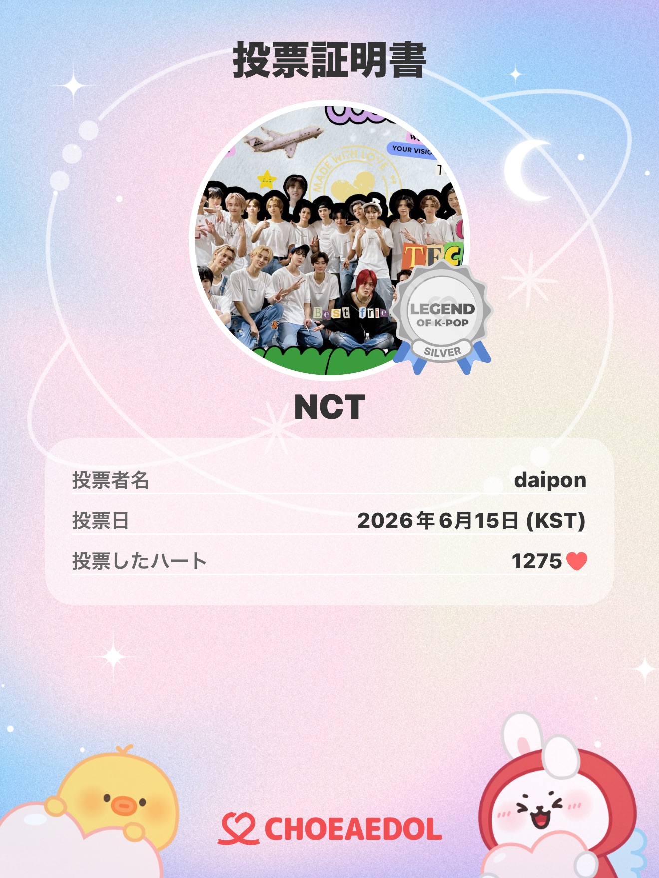 A moment captured by NCT's fan