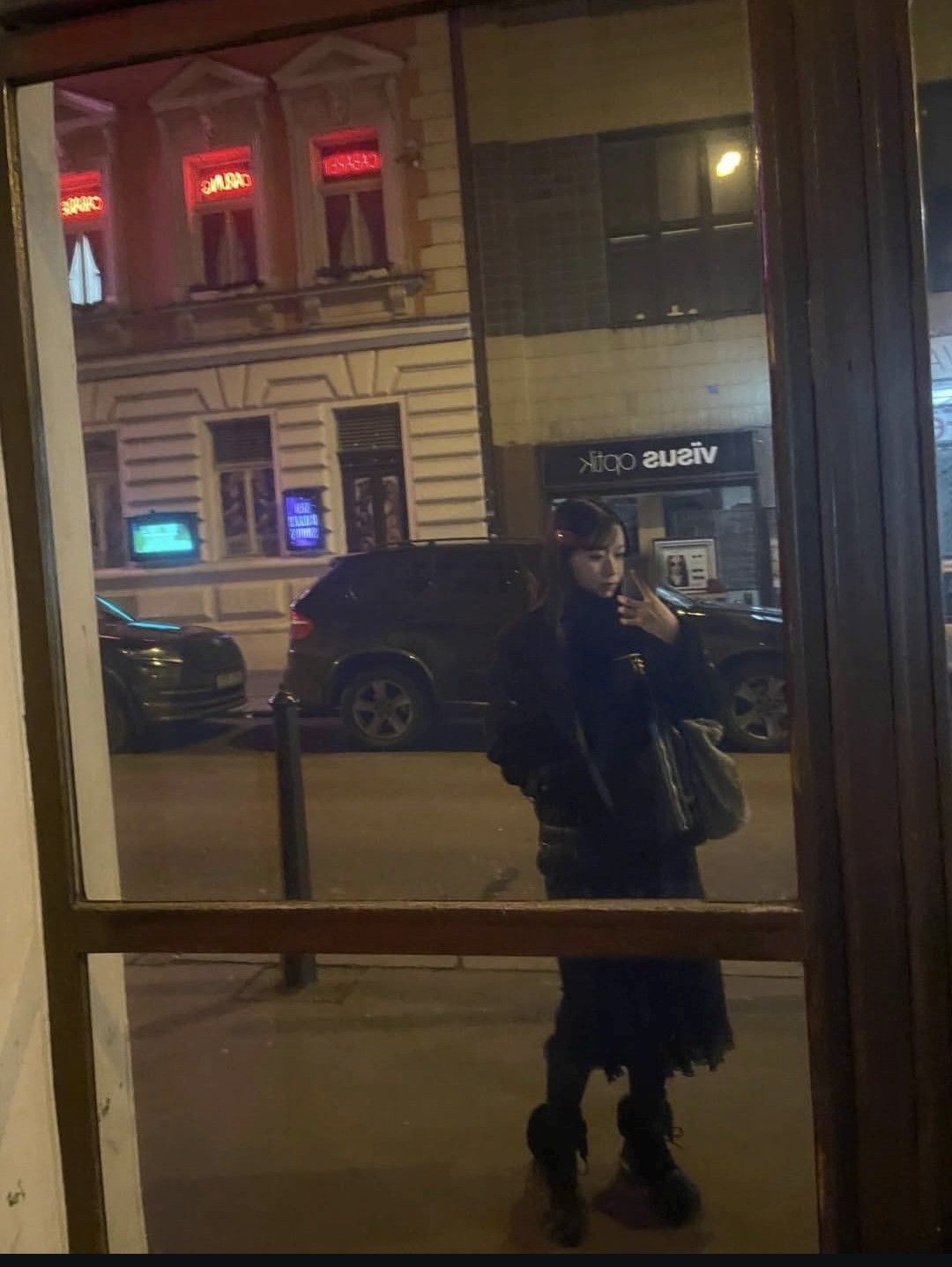 A moment captured by Kasahara Momona (ME:I)'s fan