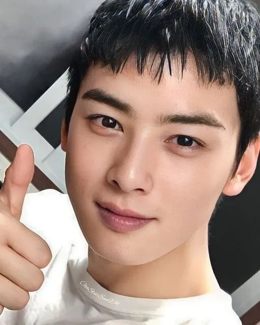 Recent activity shot of Eunwoo (ASTRO)