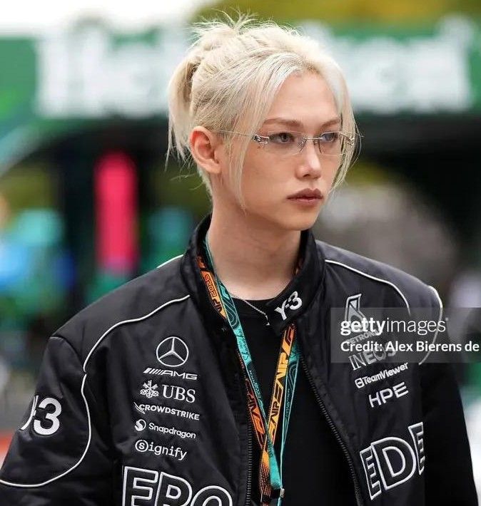 A moment captured by Felix (Stray Kids)'s fan