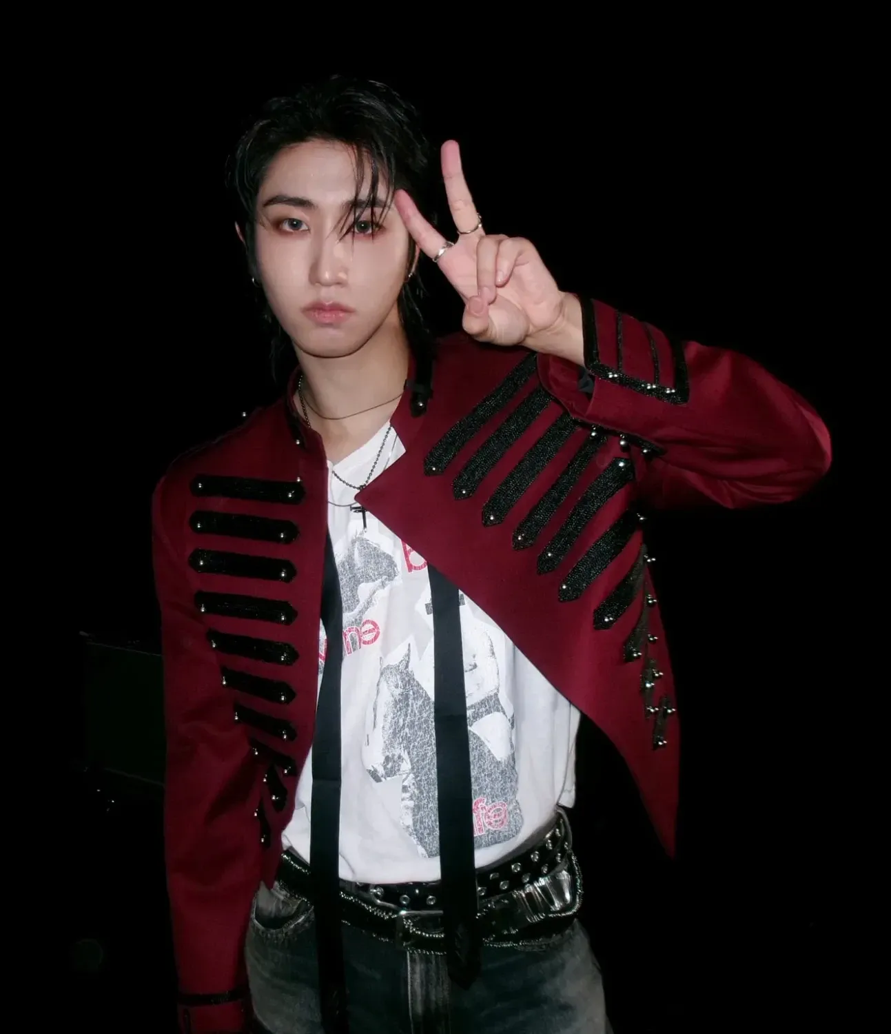 A moment captured by HAN (Stray Kids)'s fan