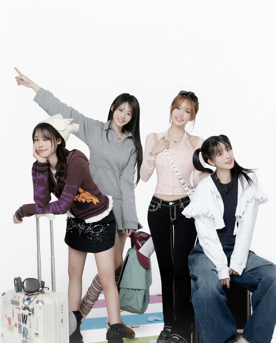 A moment captured by QWER's fan