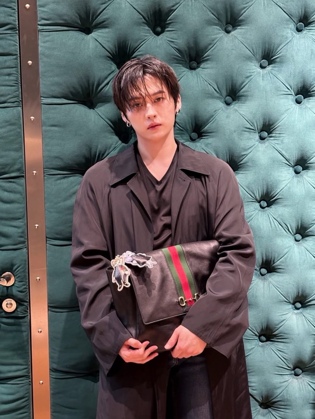 Recent activity shot of Lee Know (Stray Kids)