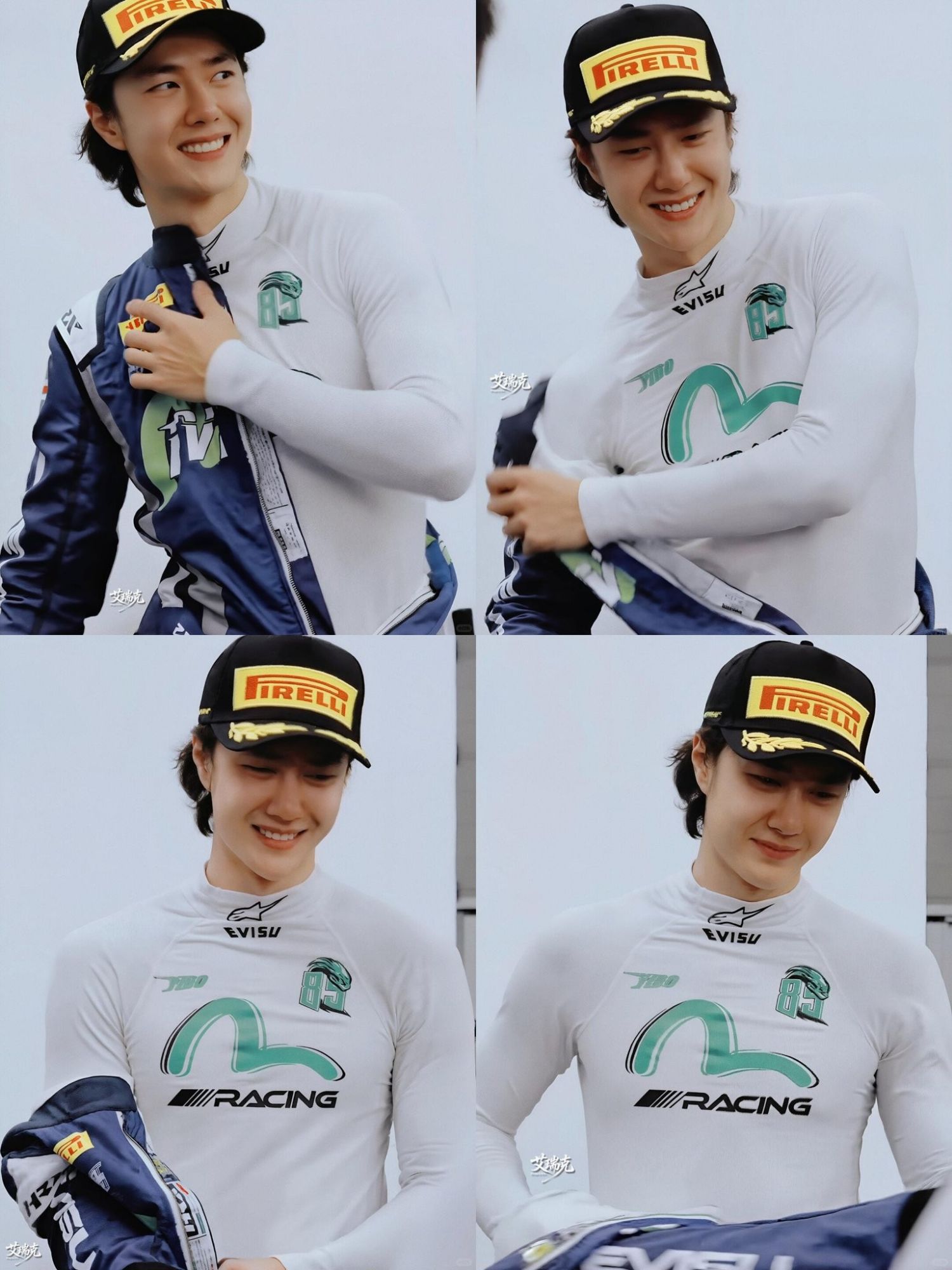 Behind-the-scenes cut of Wang Yibo