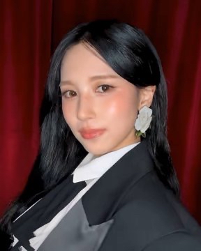 Recent activity shot of Mina (TWICE)