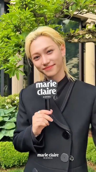 A moment captured by Felix (Stray Kids)'s fan