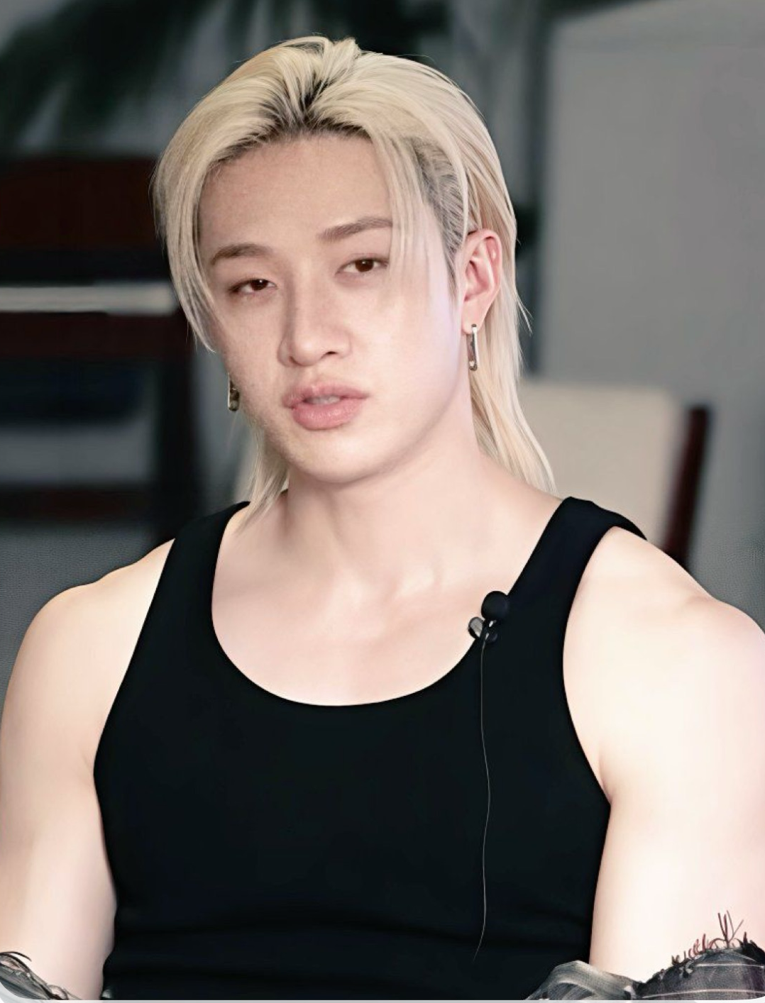 Recent activity shot of Bang Chan (Stray Kids)