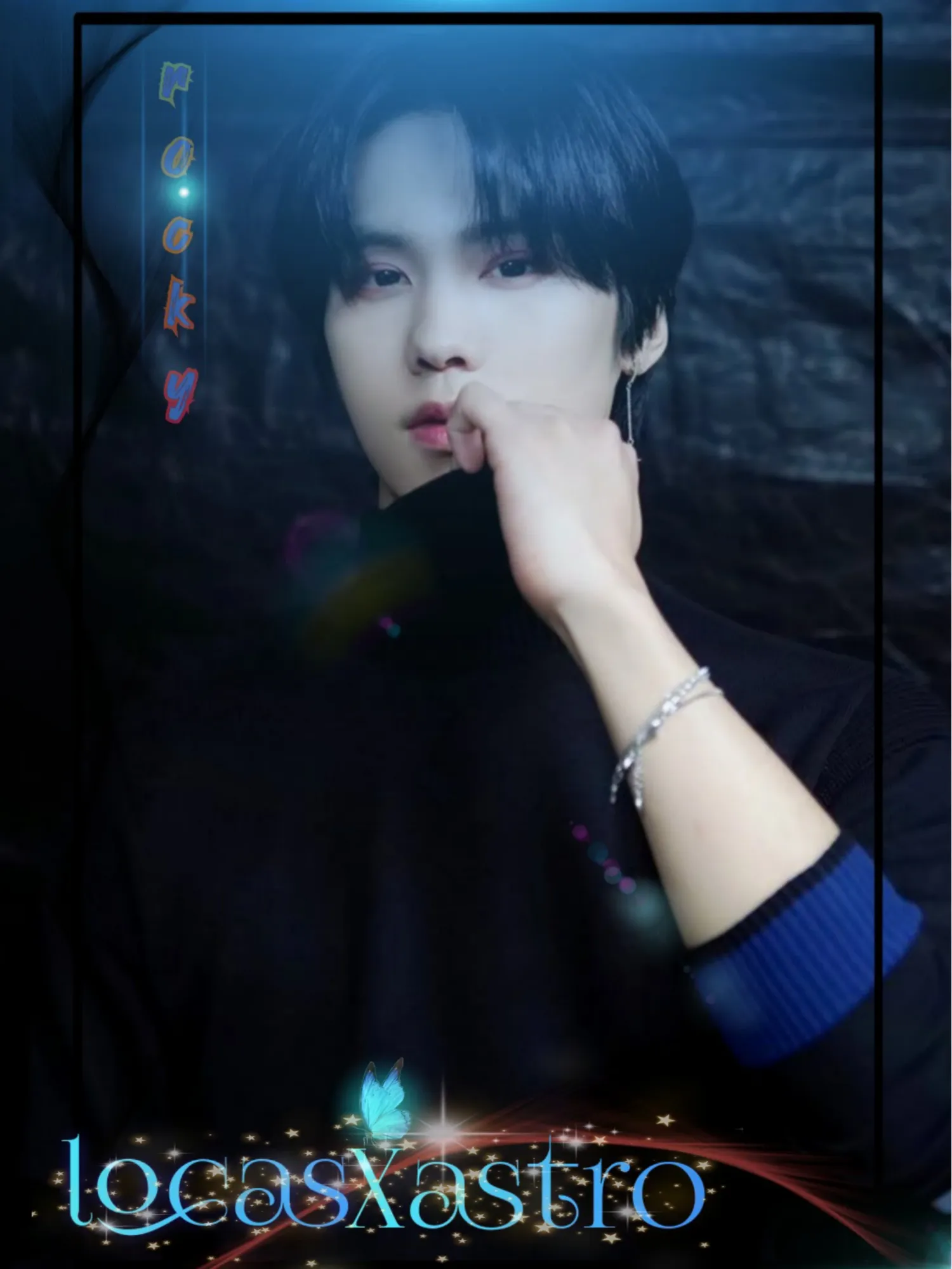 A moment captured by Rocky's fan