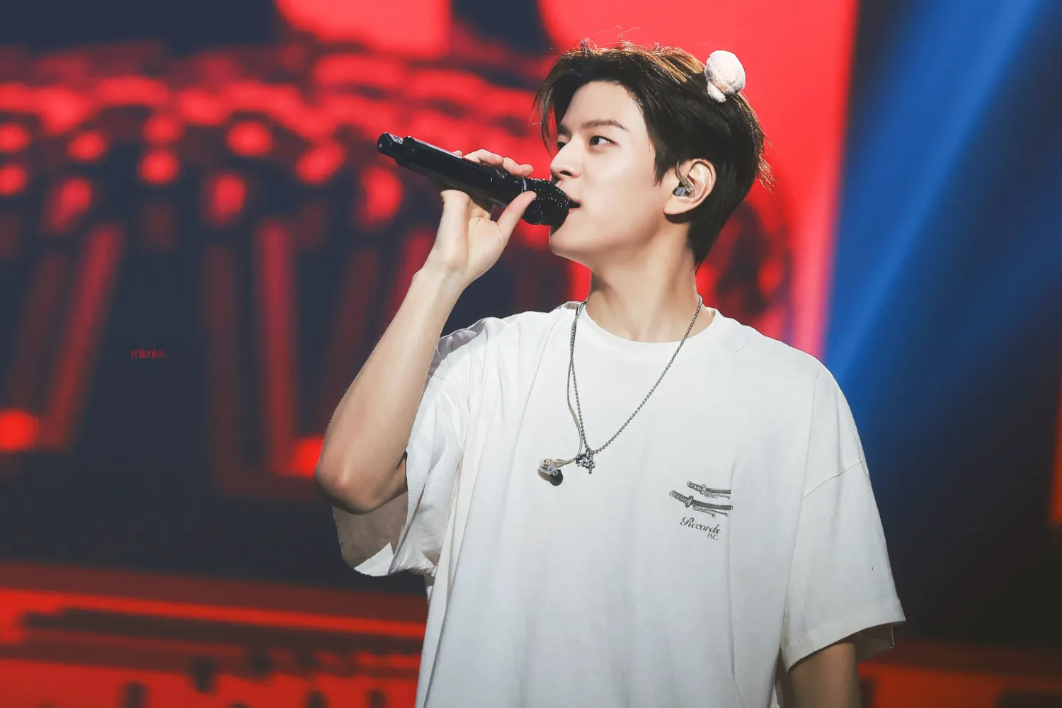 A moment captured by Seungmin (Stray Kids)'s fan